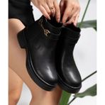 Pln Shoes Kadın Bot Soğuğa Dayanıklı Kaymaz Kauçuk Taban Kışlık Bot - Siyah_B11
