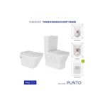 Plodna House Duroplast Kare Yavaş Kapanan Klozet Kapağı Punto