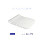 Plodna House Quadro Kare Duroplast Yavaş Kapanan Klozet Kapağı