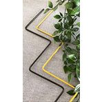 PLOT 2'li Bitki Destek Çubuğu / 80 cm / Metal / Tırmanma Çubuğu / Salon bitkileri için Sarmaşık Merdiveni (SİYAH + SİYAH)