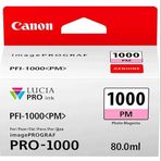 PlotterSarf® Canon PFI-1000 PM (Photo Magenta) Fotoğraf Kırmızı A2 Yazıcı Orijinal Mürekkep Kartuş 80 ml. (0551C001)