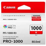 PlotterSarf® Canon PFI-1000 R (Red) Kırmızı A2 Yazıcı Orijinal Mürekkep Kartuş 80 ml. (0554C001)