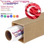 PlotterSarf®Light Fabric Saten Kumaş Bayrak Bezi 140 gr Pigment Dye 152cm X 50mt (1 Rulo) - Kanvas