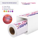 PlotterSarf®Polyester Glossy (Parlak) Kanvas 260 gr Dye Tuval İç Mekan 152cm x 30 mt (1 Rulo)