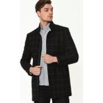 PLT8327 Dewberry Erkek Kaban-Desenli Lacivert - XL