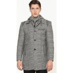 PLT8335 DEWBERRY ERKEK PALTO-EKOSE GRİ - Gri - 3XL