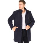 PLT8386 DEWBERRY ERKEK PALTO-DİAGONAL KOYU LACİVERT-2