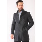 PLT8386 Dewberry Erkek Palto-Füme - XL