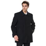 PLT9206 DEWBERRY ERKEK PALTO-SİYAH