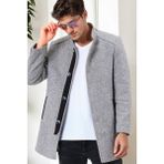 PLT9327 Dewberry Erkek Kaban-Diagonal Gri - S