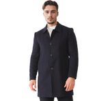 PLT9364 Dewberry Erkek Palto-Lacivert