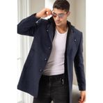 PLT9376 DEWBERRY ERKEK PALTO-DESENLİ LACİVERT