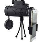Pltech 12X50 Hd Zoom Monoküler Dürbün | Uzun Menzilli Teleskop | Avcılık, Kamp, Tripod & Telefon Klipsli