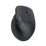 PLTECH Şarj Edilebilir Dikey Ergonomik Bluetooth 2.4GHz Kablosuz Mouse 2400 DPI LED Ekranlı Bilek Yormayan