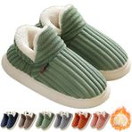 Pluffi Terlik Patik Kadın, Pluffi the Cozy & Stylish Terlik, Üniseks Kışlık Bulut Terlik, Rahat Moda Terlik, yeşil, 8/9 UK