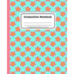 Plumeria Composition Notebook: Wide-Ruled School Book for Kids