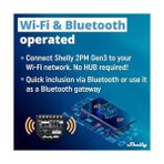 Plus 2pm Gen3 | Wi-Fi ve Bluetooth 2 Kanallı Akıllı Röle Şalteri | Elektrik Tüketimi Ölçümlü Panjur Şalteri | Ev Otomasyonu | Alexa Aksesuarı | Ios Uygulaması - 1 Adet - Ahşap
