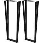 Plus Aksesuar Metal Bar Masası-Dresuar-Konsol-Çok Amaçlı Masa Ayağı 2 Adet Ayak 87 Cm Mobilya Ayağı