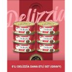 Plus Delizzia Yetişkin Dana Etli Gravy Kedi Maması 6x85 gram