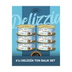 Plus Delizzia Yetişkin Ton Balıklı Pate Kedi Maması 6x85 gram