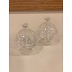 Plus Home Kandil 2'li Üfleme Cam Şeffaf Kandil Yağı Ile Beraber Yükseklik 10 cm Çap 5 cm