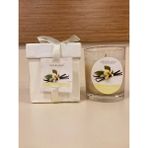 Plus Home Mum Cam Bardak Içi Kokulu Mum Vanilya Yükseklik 8 cm Çapı 7 cm - Krem