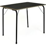 Plus Kamp Masası Plywood Katlanır Bahçe Masası 50CM x 70CM Siyah, Mnv_hexa_km