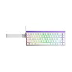 Plus Moda Aula Hero 68 He Manyetik Klavye Trigger Switch 8000Hz Rgb Neon Tkl Hot Swap Oyuncu Klavyesi Beyaz - Option-1 - 001-Renkli