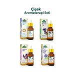 Plus Moda Çiçek Büyüsü Aromaterapi Seti:mavianemon Yağı,menekşe Yağı,yasemin Yağı,lavanta Yağı - Option-1