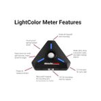 Plus Moda Datacolor Lightcolor Metre - Fotoğraf, Video ve Sinema Için Bluetooth Özellikli Işık ve Renk Sıcaklığı Ölçer - Sürekli Gerçek Zamanlı Veri Akışı - Taşınabilir, Kompakt, Düşmeye Dayanıklı
