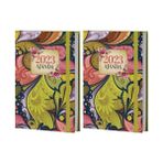 Plus Moda Halk Kitabevi Mor Kelebek Cümbüş 2023 Ajanda, 13.5X21CM, 128 Sayfa, Ciltli 2li Paket - -- - Option-1