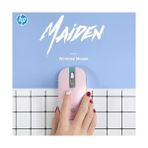 Plus Moda Hp S4000 Kablosuz Sessiz Mouse Pembe