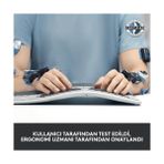 Plus Moda K860 Ergo Gelişmiş Ergonomik Kablosuz Klavye, Bilek Desteği, Bluetooth ve USB Bağlantılı, Sessiz, Özelleştirilebilir Tuşlu, Konforlu Bölünmüş Türkçe Q Klavye, Siyah - Option-1 - 001-Renkli