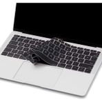Plus Moda MacBook Air 13 Inç Türkçe Q Klavye Koruyucu – Us Klavyeyi Türkçe Yapar – Ince Silikon – A1932 A2179 A2337 M1 Uyumlu Siyah - 0,35 lt