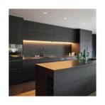 Plus Moda Mat Siyah Mobilya Dolap Kaplama Folyosu 122 cm x 1 Metre - -- - Option-1