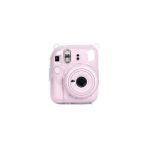 Plus Moda Mini 12 Pembe Fotoğraf Makinesi-20'li Film-Laporta Albüm ve Şeffaf Kılıf Seti - Açık Bej