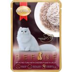 Plus Moda Refine Pouch Jöle Içinde Didiklenmiş Tavuklu Seçkin Ton Balığı 70 gr