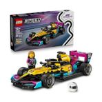 Plus Moda Speed Champions F1 Academy Yarış Arabası 77258-10 Yaş ve Üzeri Çocuklar Için Kasklı ve Peruklu Bir Kadın Sürücü Minifigürü Içeren Yaratıcı Oyuncak Yapım Seti, Hediye Fikri (201 Parça) - 0 - Siyah