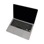 Plus Moda Uk Iso Arapça Klavye Koruyucu Silikon MacBook Air 13 Retina 2020 ile Uyumlu | Ters L Enter | A2179 A2337 M1 Siyah - 0,35 lt