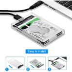Plus PX-3000 Usb3.0 Harddisk Kutusu, 2.5 Şeffaf Harddisk/ssd Kutusu - 1BW-Beyaz