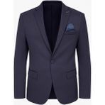 Plus Scorpion Erkek Italyan Kesim Tek Düğmeli Blazer Ceket – Klasik ve Modern Şıklık - 6 Drop - Lacivert - 56