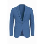 Plus Scorpion Erkek Slim Fit Blazer Ceket Açık İndigo – Tek Düğmeli – Şık Günlük & Ofis Kombinleri için – Tam Asta
