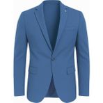 Plus Scorpion Erkek Slim Fit Blazer Ceket Açık Indigo – Tek Düğmeli – Şık Günlük & Ofis Kombinleri Için – Tam Astar - 48 - 6 Drop