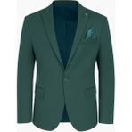 Plus Scorpion Petrol Yeşili Erkek Blazer Ceket – Esnek Comfort Kumaş, Slim Fit Italyan Kesim Tek Düğmeli Model - 6 Drop - 46