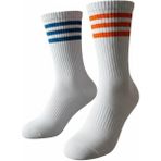 Plus Scorpion Unisex Tenis Çorabı 2’lü Set – Pamuklu, Nefes Alabilir, Günlük & Spor Kullanımına Uygun Beyaz Çorap - 36 - 40