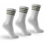 Plus Scorpion Unisex Tenis Çorabı 3’lü Set – Pamuklu, Nefes Alabilir, Günlük & Spor Kullanımına Uygun Beyaz Çorap - 36 - 40