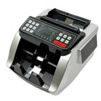 Plus Silver TL / Euro Kağıt Para Sayma Makinesi - Gri / Siyah