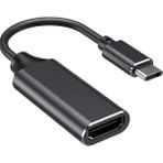 Pluscore Type-C To HDMI Çevirici USB C To HDMI Adaptör Macbook Uyumlu 4K - 0 - Siyah
