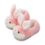 Plush Rabbit Slippers, Asudaro Warm Rabbit Slippers for Women, Children's Slippers - Warm, Fluffy, Plush Slippers for Boys, Girls, Adults - 35-36Size