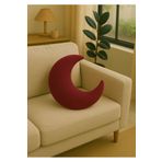 Plush Soft Dekoratif Peluş Ay- Hilal Kırlent - Yastık- Minder Elyaf Dolgulu - İthal Kumaş